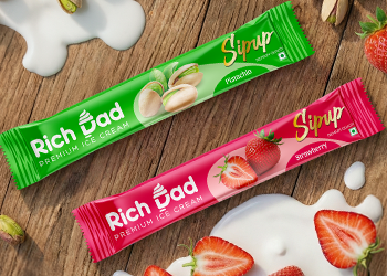 The Masterclass of Rich Dad: A Deep Dive into Premium Ice Cream Packaging Design
